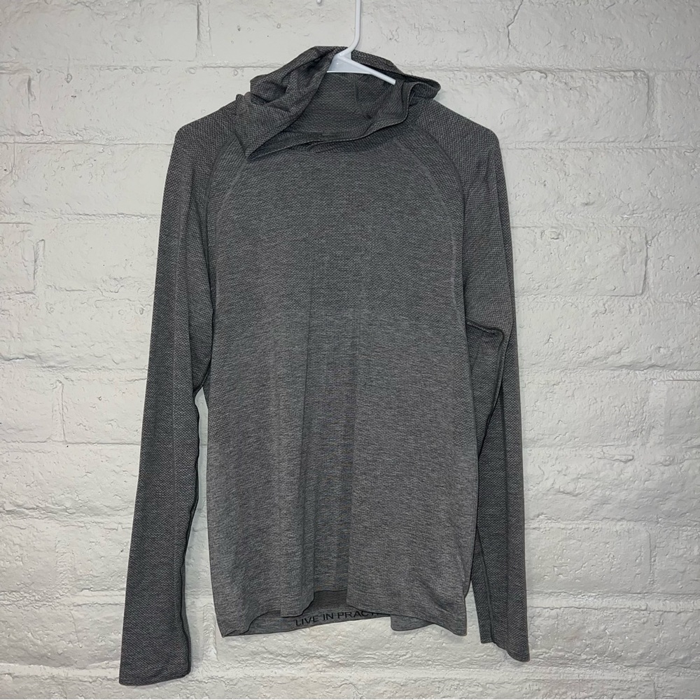 Men's Lululemon Metal Vent Tech Hoodie, Gray, M